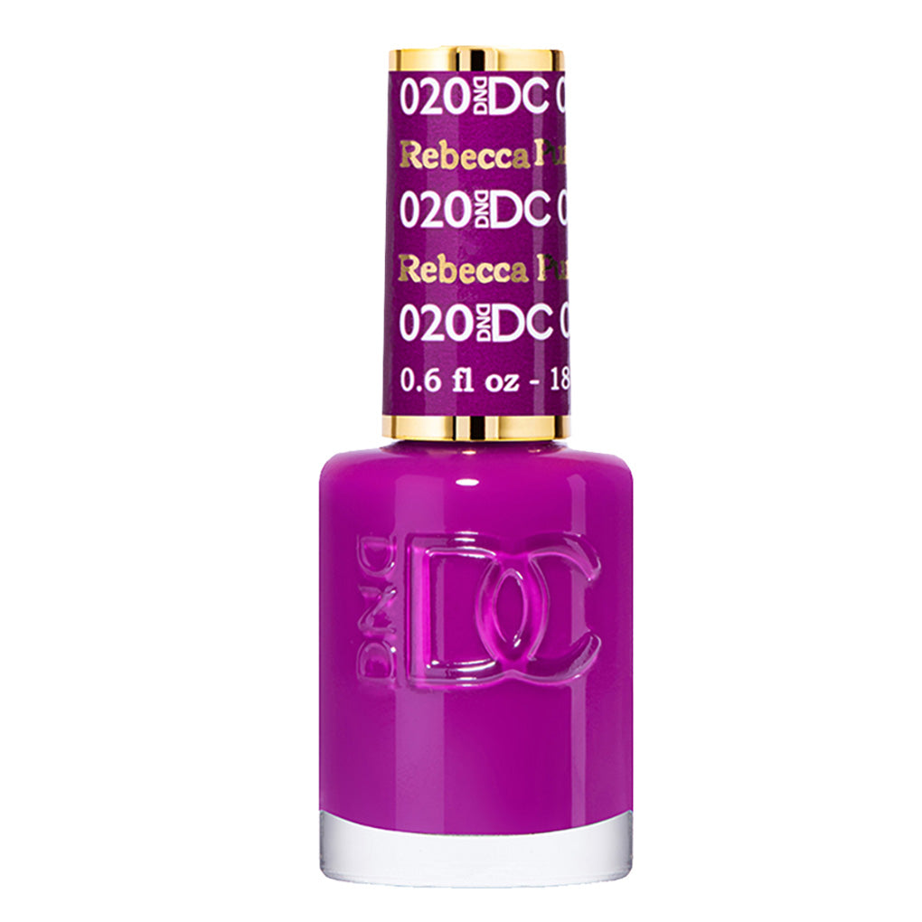 DND DC Gel Nail Polish Duo - 020 Purple Colors - Rebecca Purple