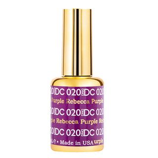 DND DC Gel Nail Polish Duo - 020 Purple Colors - Rebecca Purple