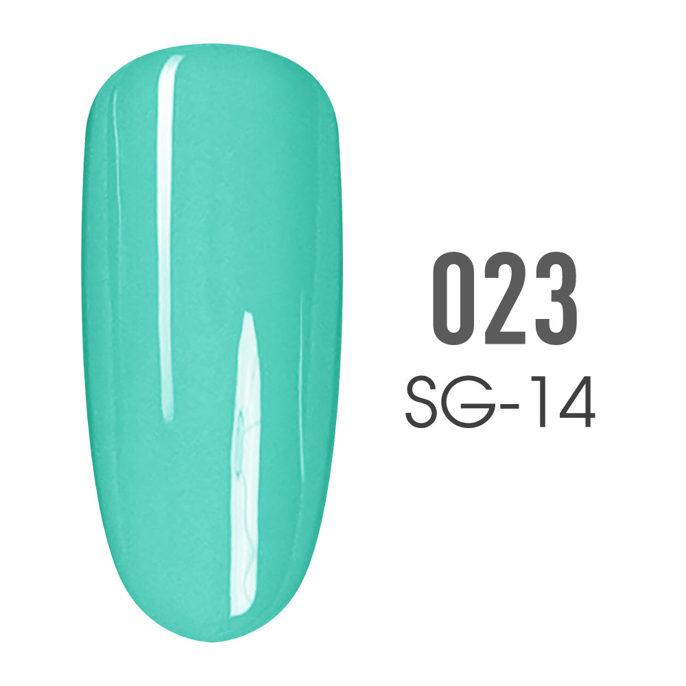 SNS Pro Gel Nail Polish Duo - 023 SG-14- BLUE LAGOON