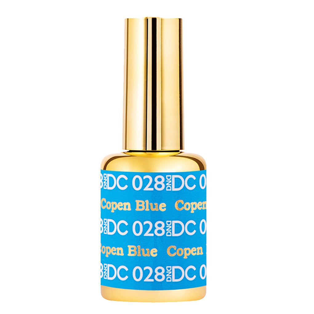 DND DC Gel Nail Polish Duo - 028 Blue Colors - Copen Blue