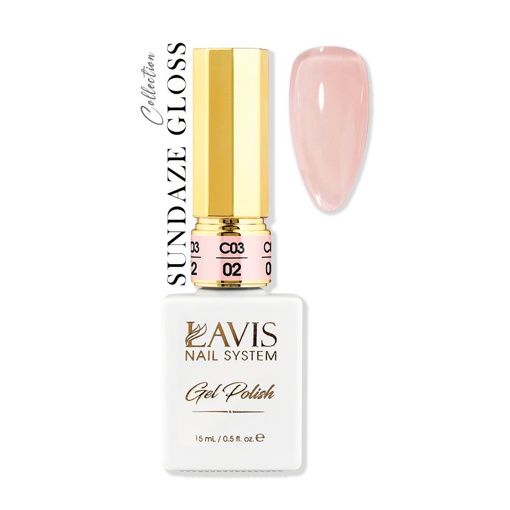 LAVIS C03 - 02 - Gel Polish 0.5 oz - Sundaze Gloss Collection