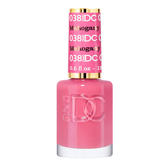DND DC Gel Nail Polish Duo - 038 Pink Colors - Mahogany