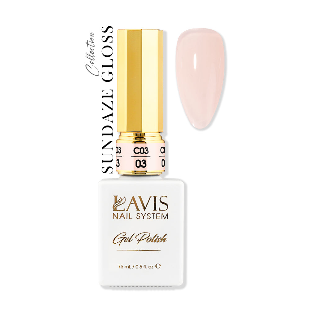 LAVIS C03 - 03 - Gel Polish 0.5 oz - Sundaze Gloss Collection