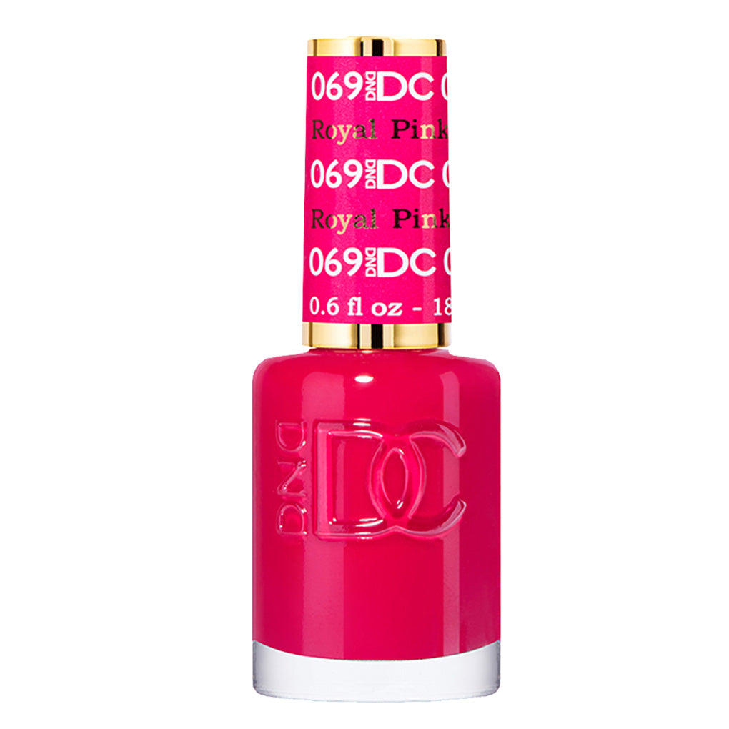 DND DC Gel Nail Polish Duo - 069 Pink Colors - Royal Pink