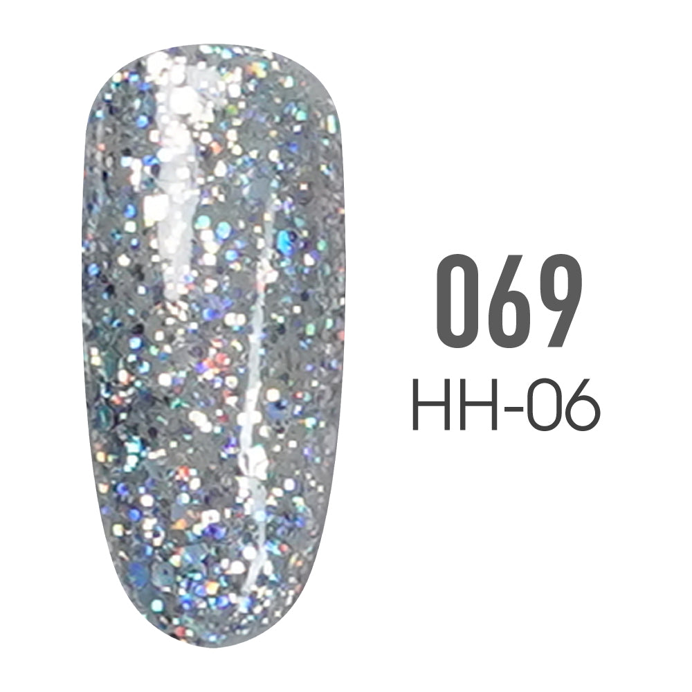 SNS Pro Gel Nail Polish Duo - 069 HH-06- SILVER PAGODA