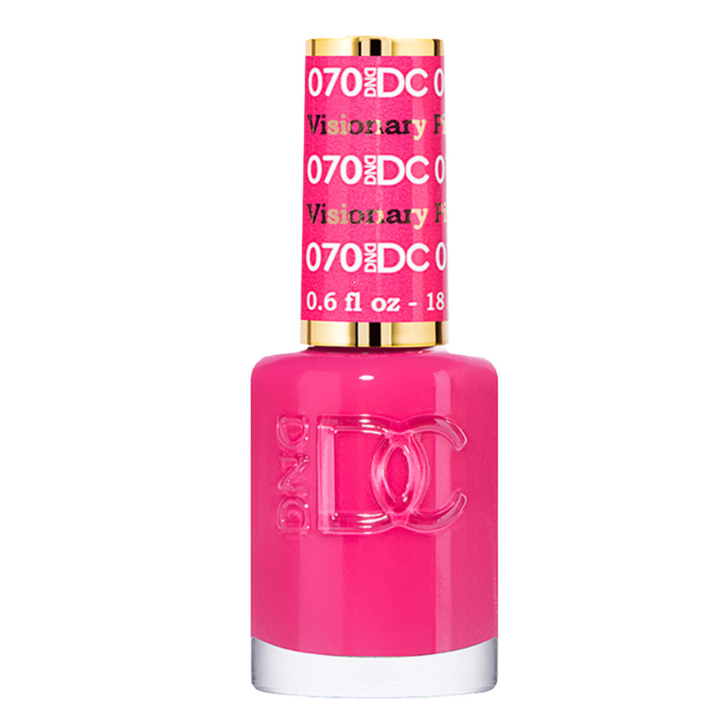 DND DC Gel Nail Polish Duo - 070 Pink Colors - Visionary Pink