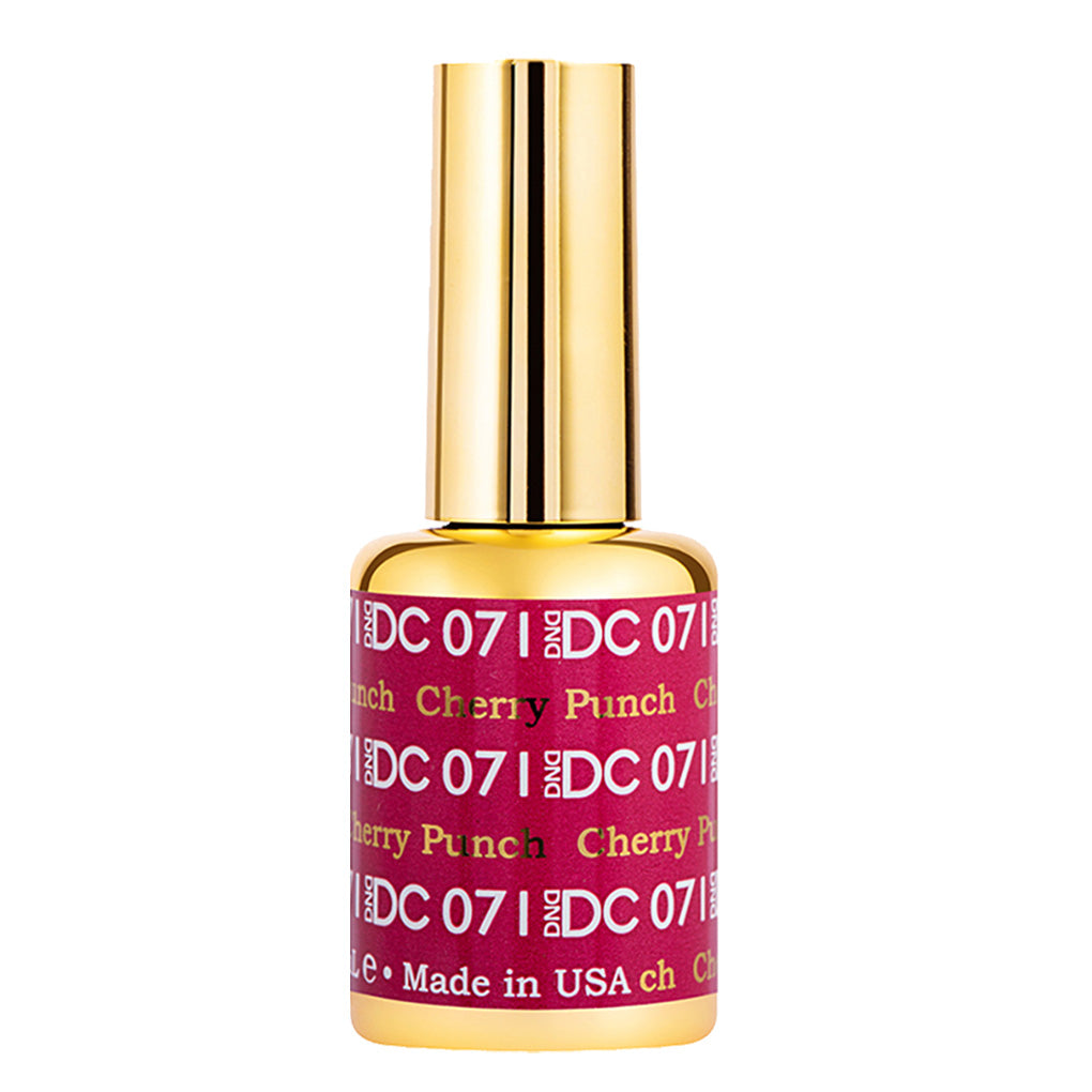 DND DC Gel Nail Polish Duo - 071 Pink Colors - Cherry Punch