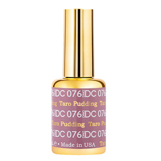 DND DC Gel Nail Polish Duo - 076 Purple Colors - Taro Pudding