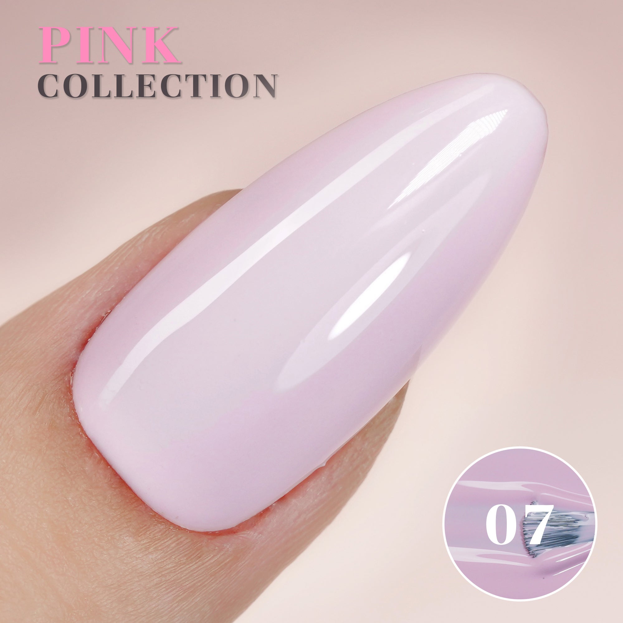 LAVIS P07 - Gel Polish 0.5oz - Pink Collection