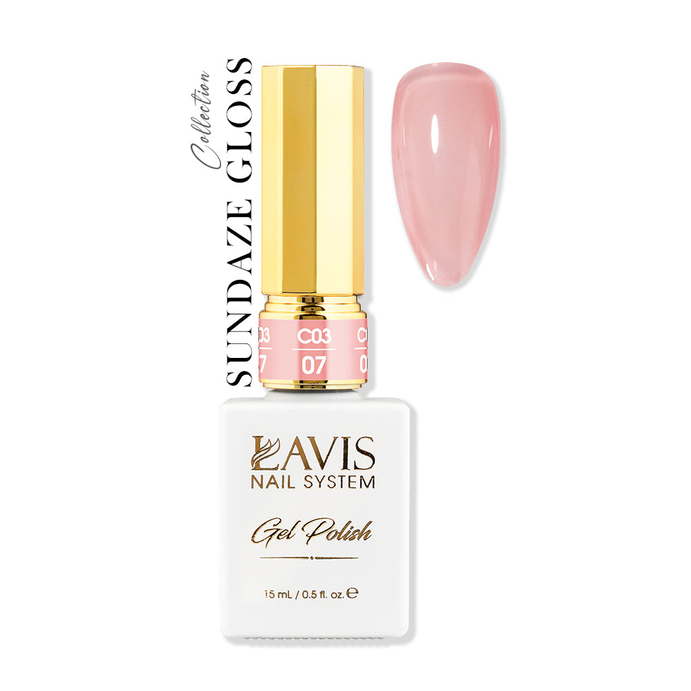 LAVIS C03 - 07 - Gel Polish 0.5 oz - Sundaze Gloss Collection