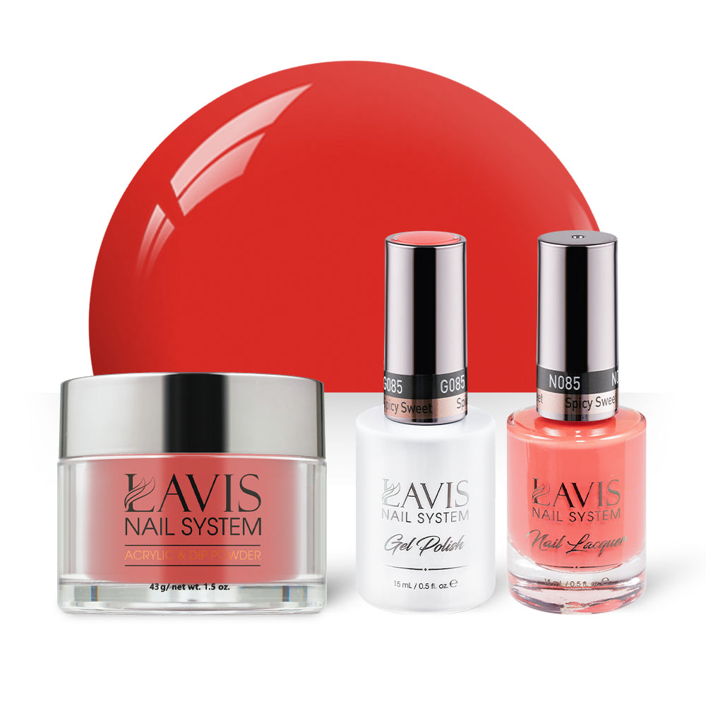 LAVIS 3 in 1 - 085 Spicy Sweet - Acrylic & Dip Powder, Gel & Lacquer