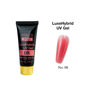 SNS Pro LuxeHybrid UV Gel - 08 - HEMA & TPO Free - 60ml