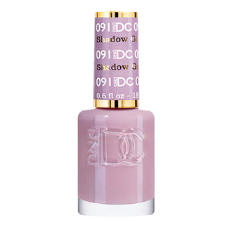 DND DC Gel Nail Polish Duo - 091 Gray, Purple Colors - Shadow Gray