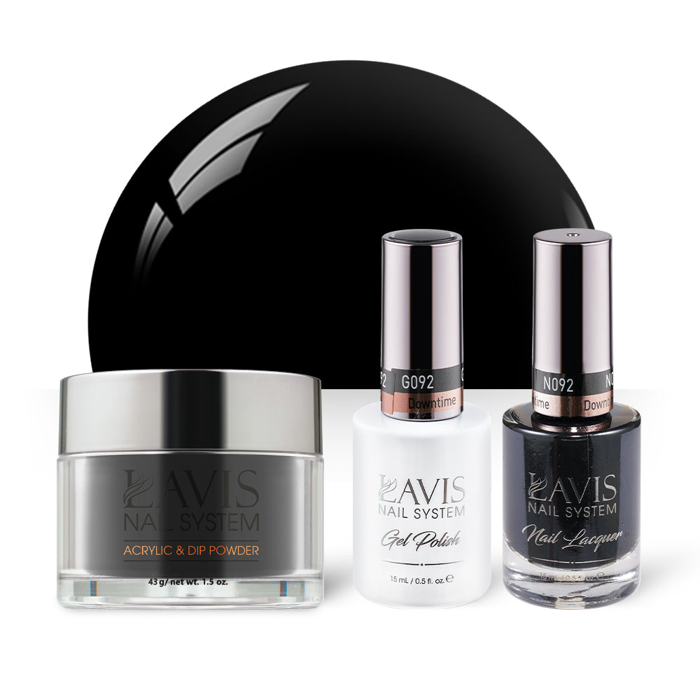 LAVIS 3 in 1 - 092 Downtime - Acrylic & Dip Powder, Gel & Lacquer