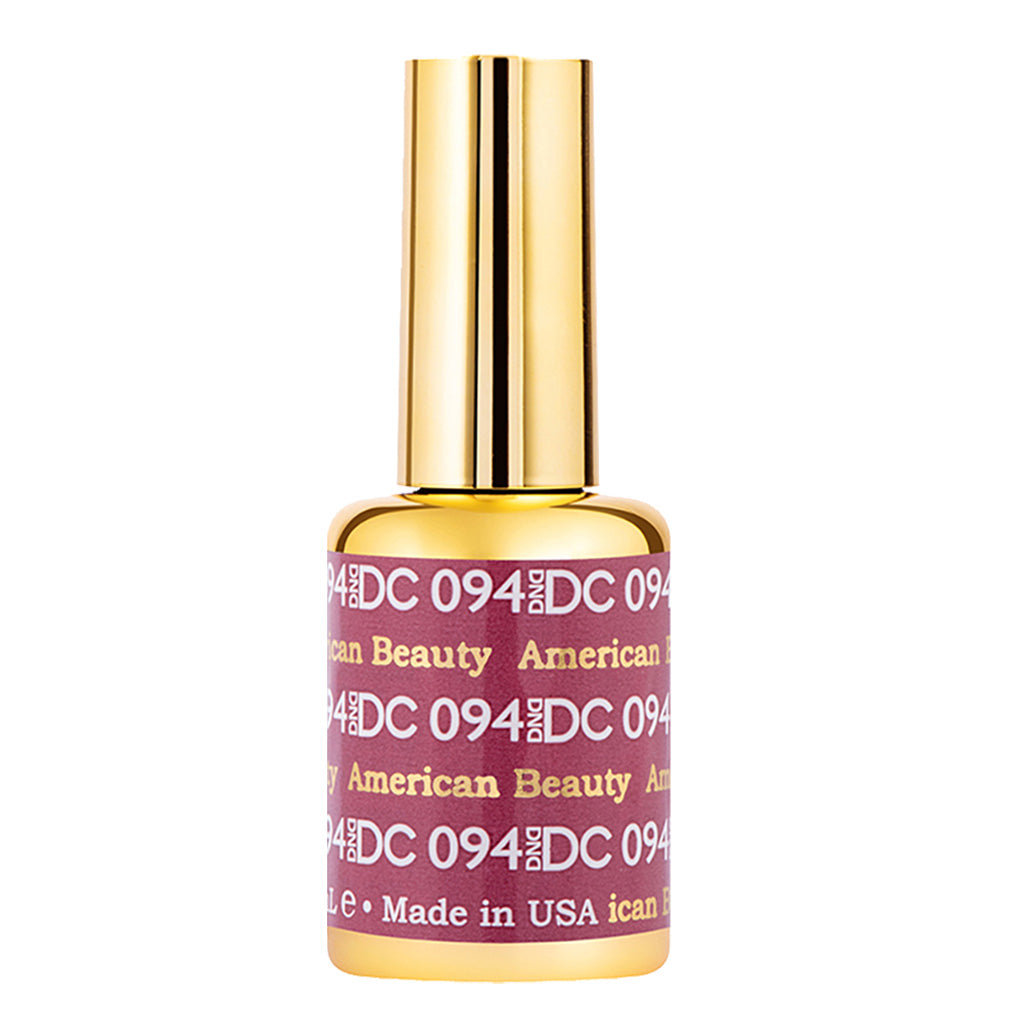 DND DC Gel Nail Polish Duo - 094 Pink Colors - American Beauty