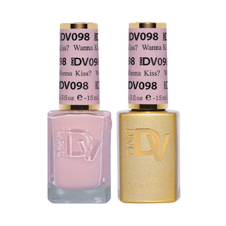 DND DV Gel Nail Polish Duo - 098 Wanna Kiss?