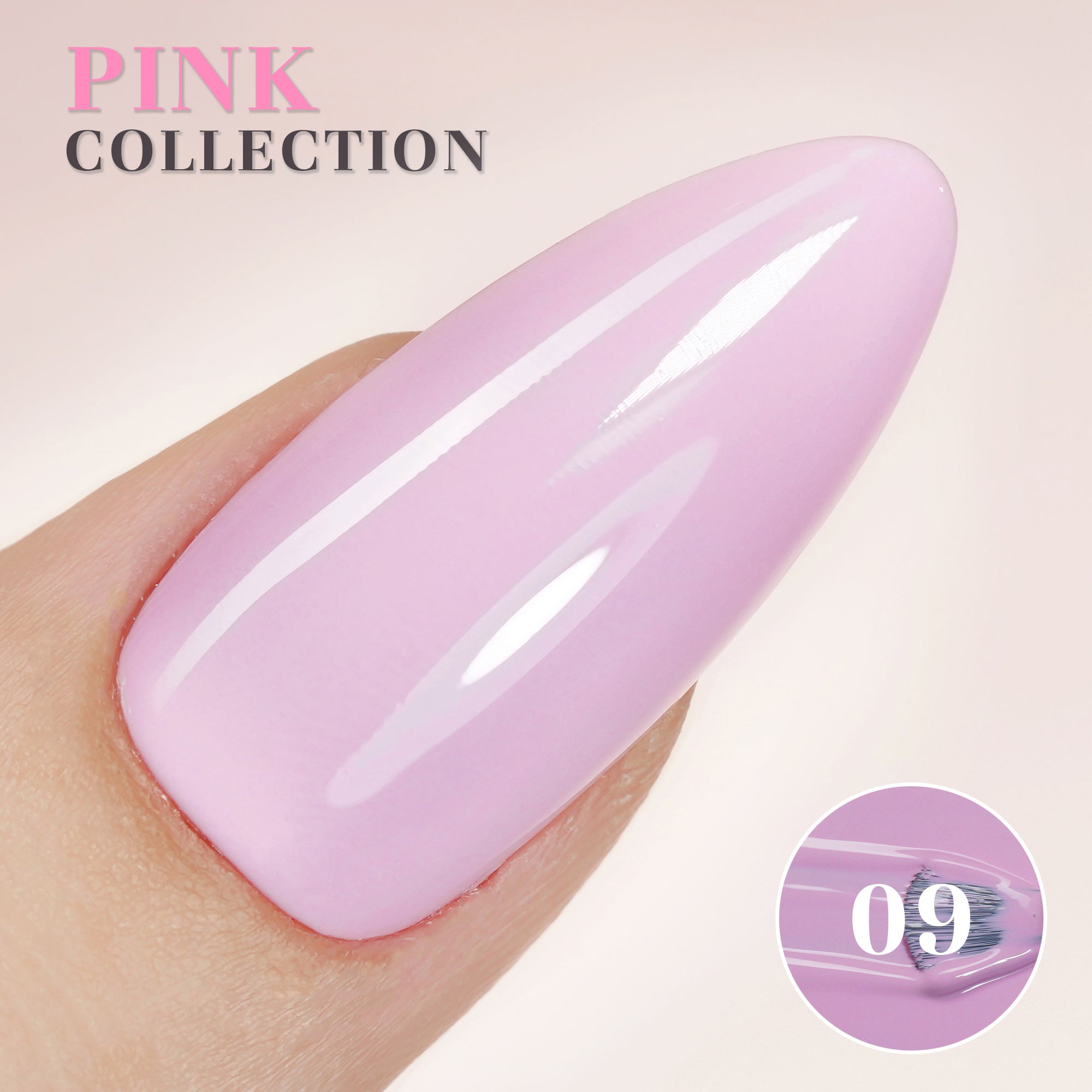 LAVIS P09 - Gel Polish 0.5oz - Pink Collection