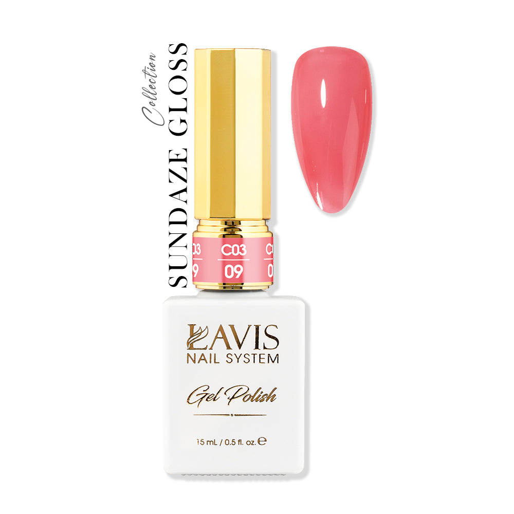 LAVIS C03 - 09 - Gel Polish 0.5 oz - Sundaze Gloss Collection