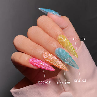 LAVIS 9D Cat Eyes CE3 - 10 - Gel Polish 0.5 oz - Tropical Candy Collection