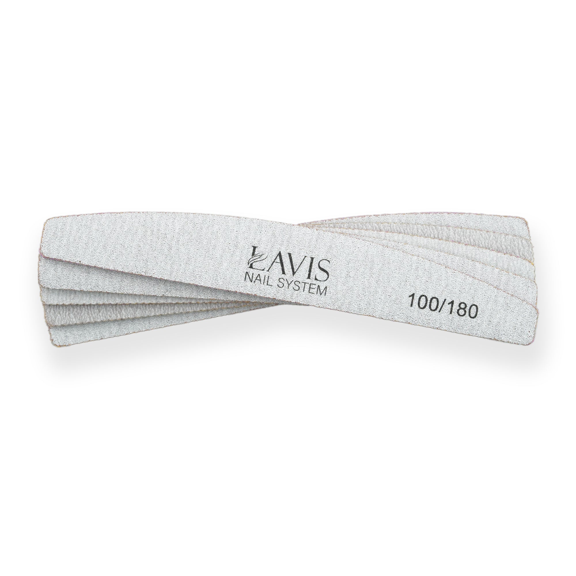  Lavis 5Pcs Halfmoon Nail Files 100/180 by OTHER sold by DTK Nail Supply