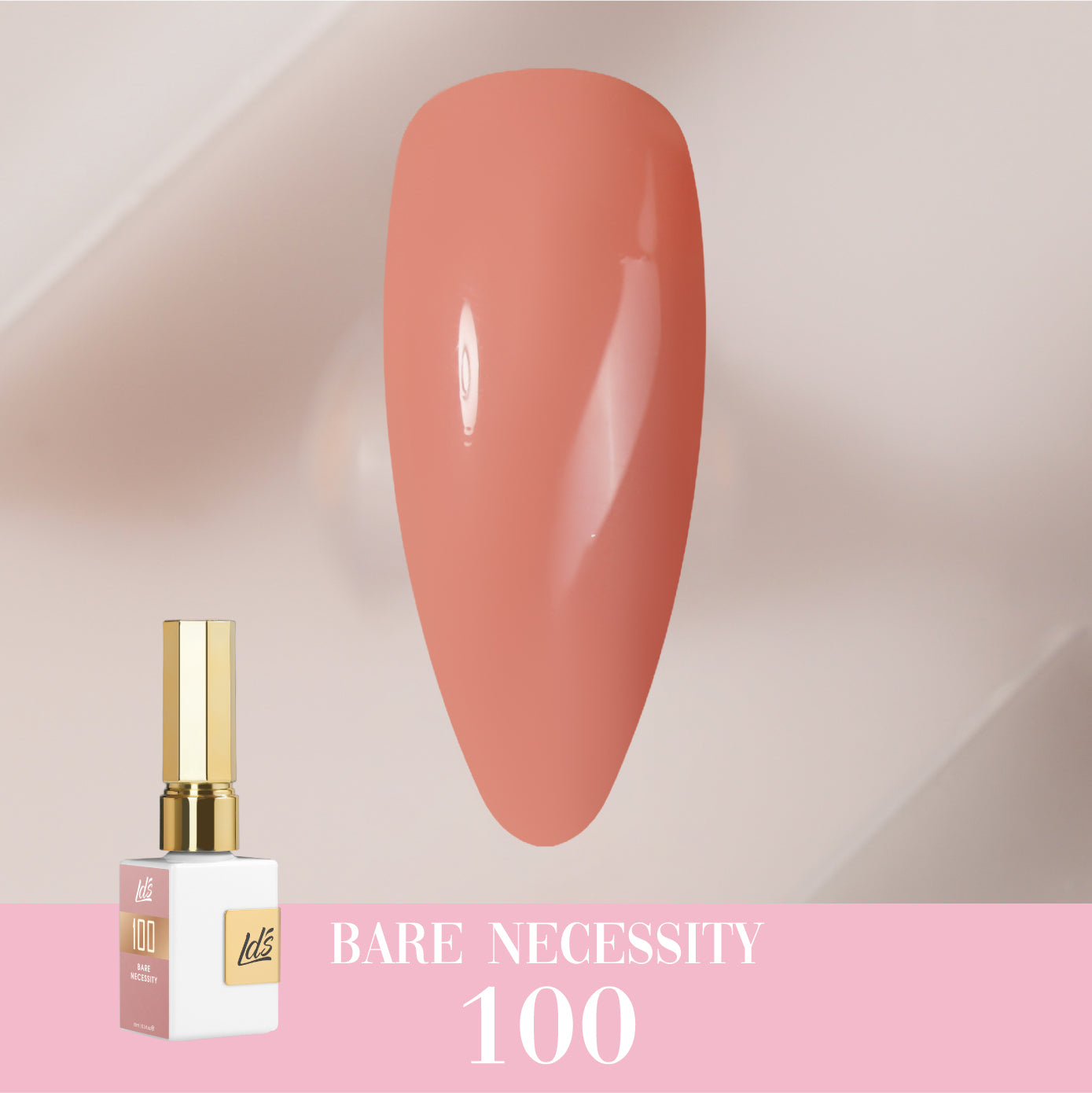 LDS Color Craze Collection - 100 Bare Necessity - Gel Polish 0.5oz