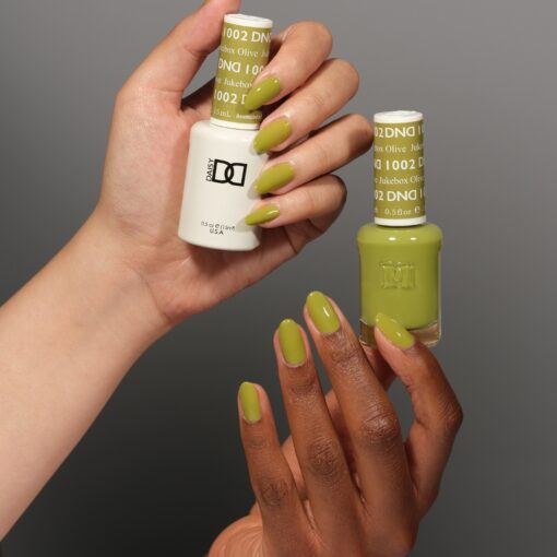 DND Gel Polish - 1002 Jukebox Olive