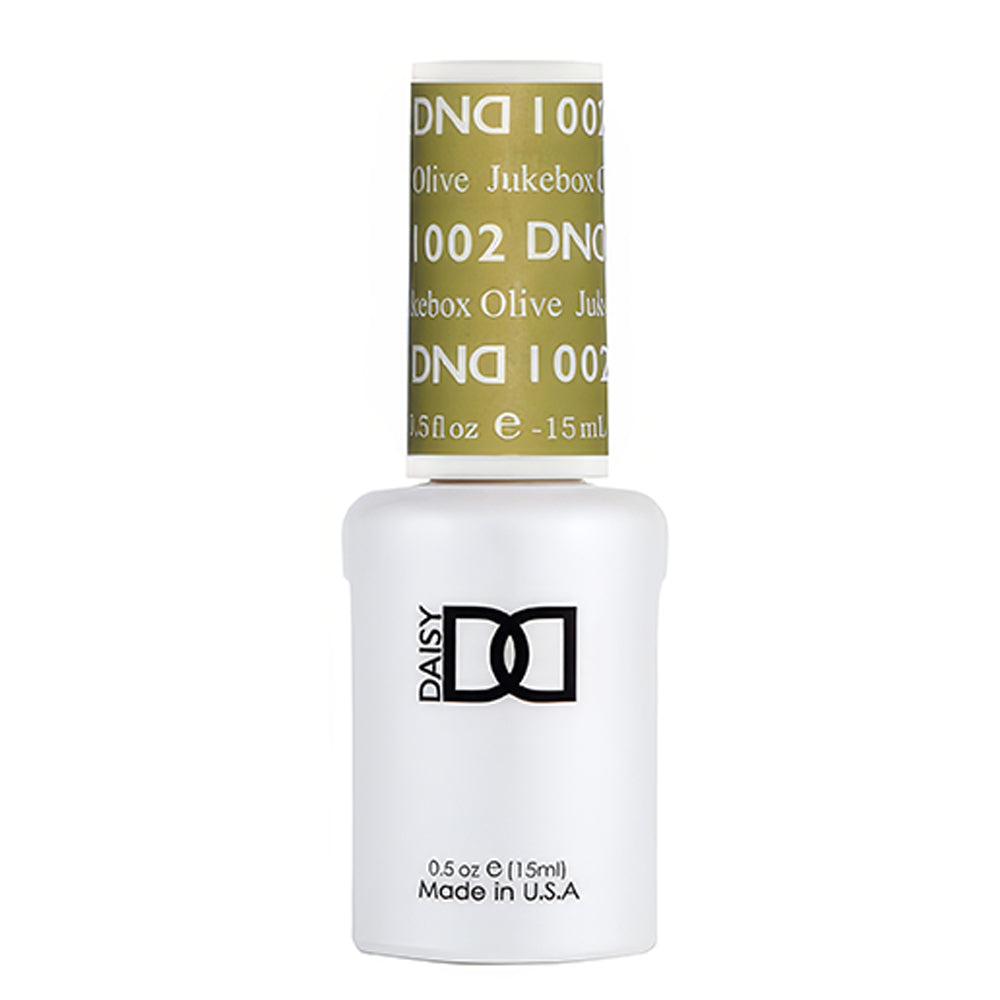 DND Gel Polish - 1002 Jukebox Olive