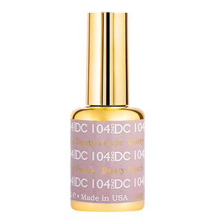DND DC Gel Nail Polish Duo - 104 Neutral Colors - Dusty Peach