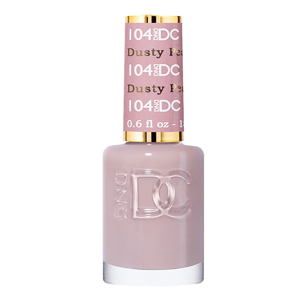 DND DC Gel Nail Polish Duo - 104 Neutral Colors - Dusty Peach