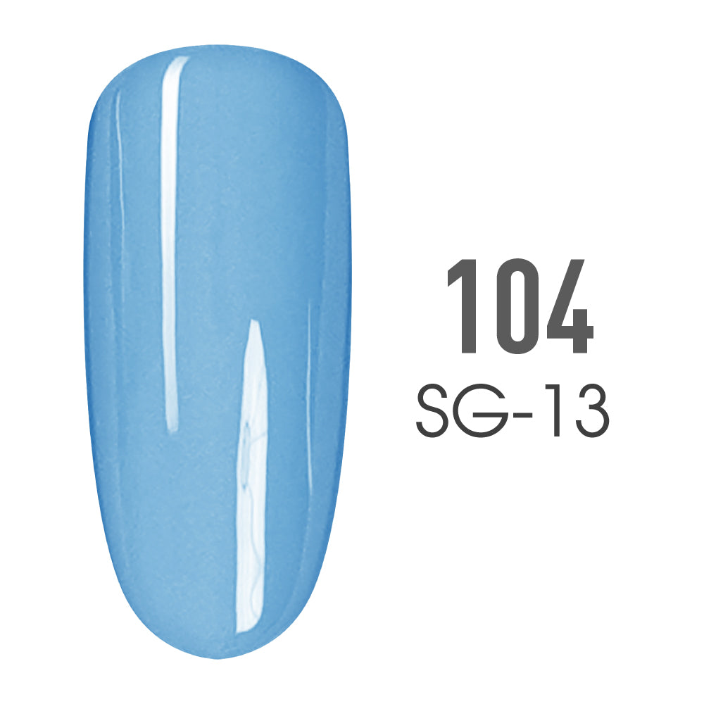 SNS Pro Gel Nail Polish Duo - 104 SG-13- GREAT BLUE HOLE