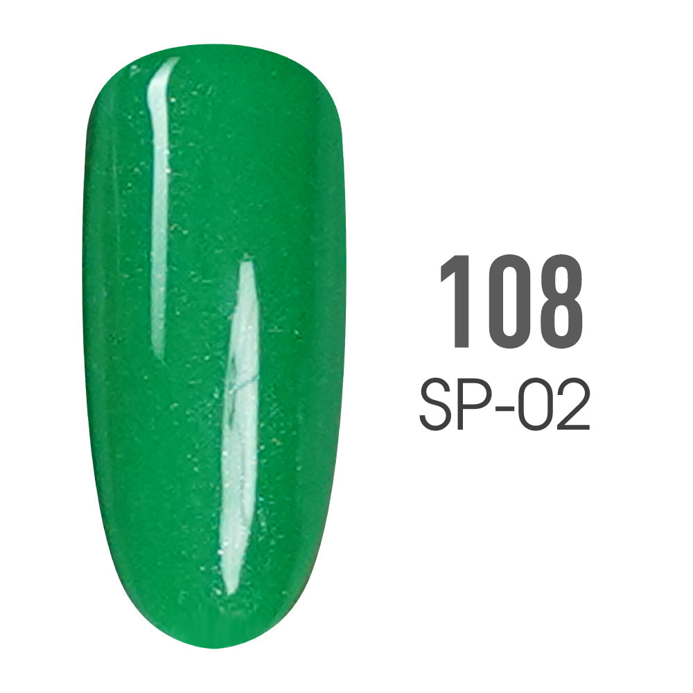 SNS Pro Gel Nail Polish Duo - 108 SP-02 MILES DAVIS GREEN