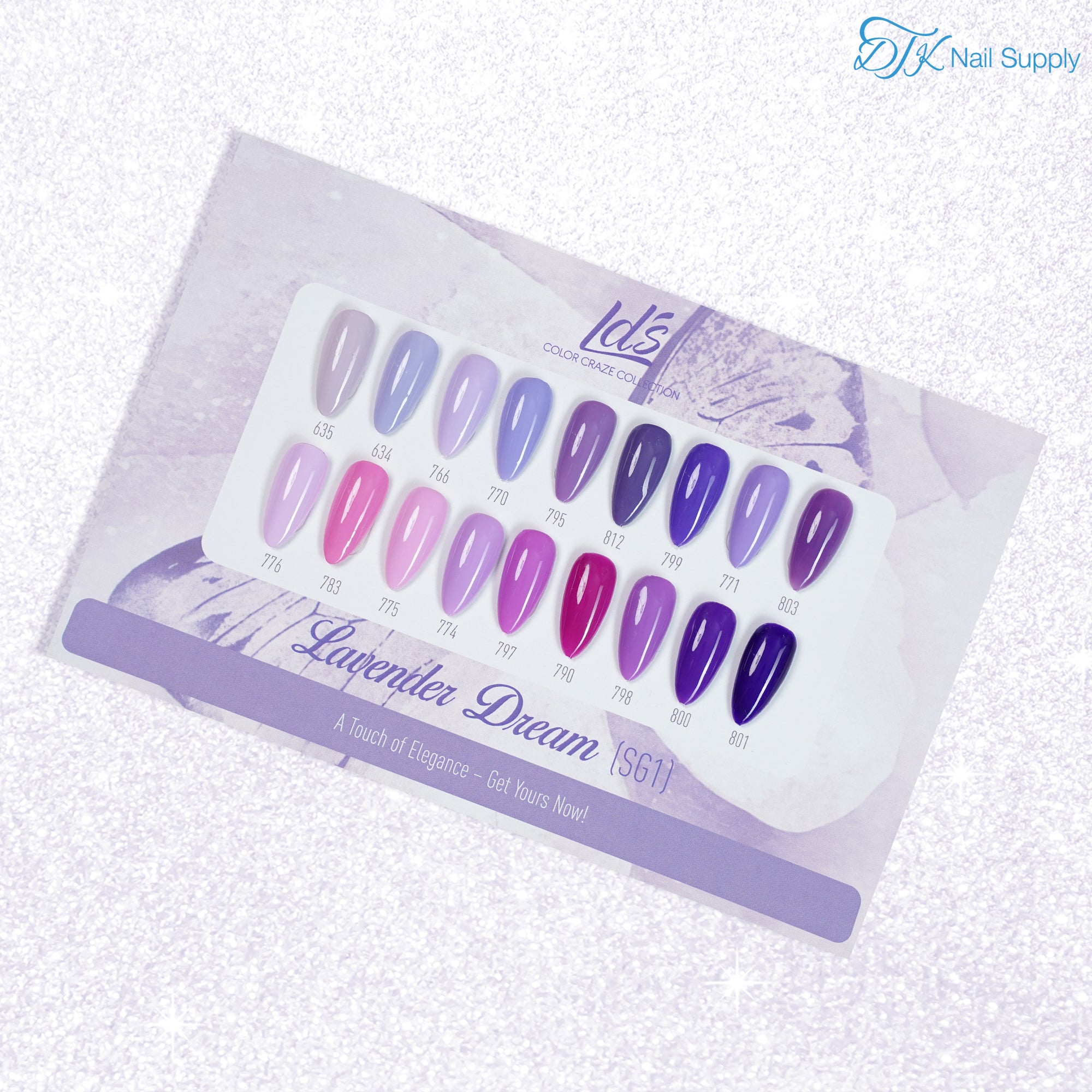 LDS Set 18 Colors - SG1 Lavender Dream Collection - 0.5oz