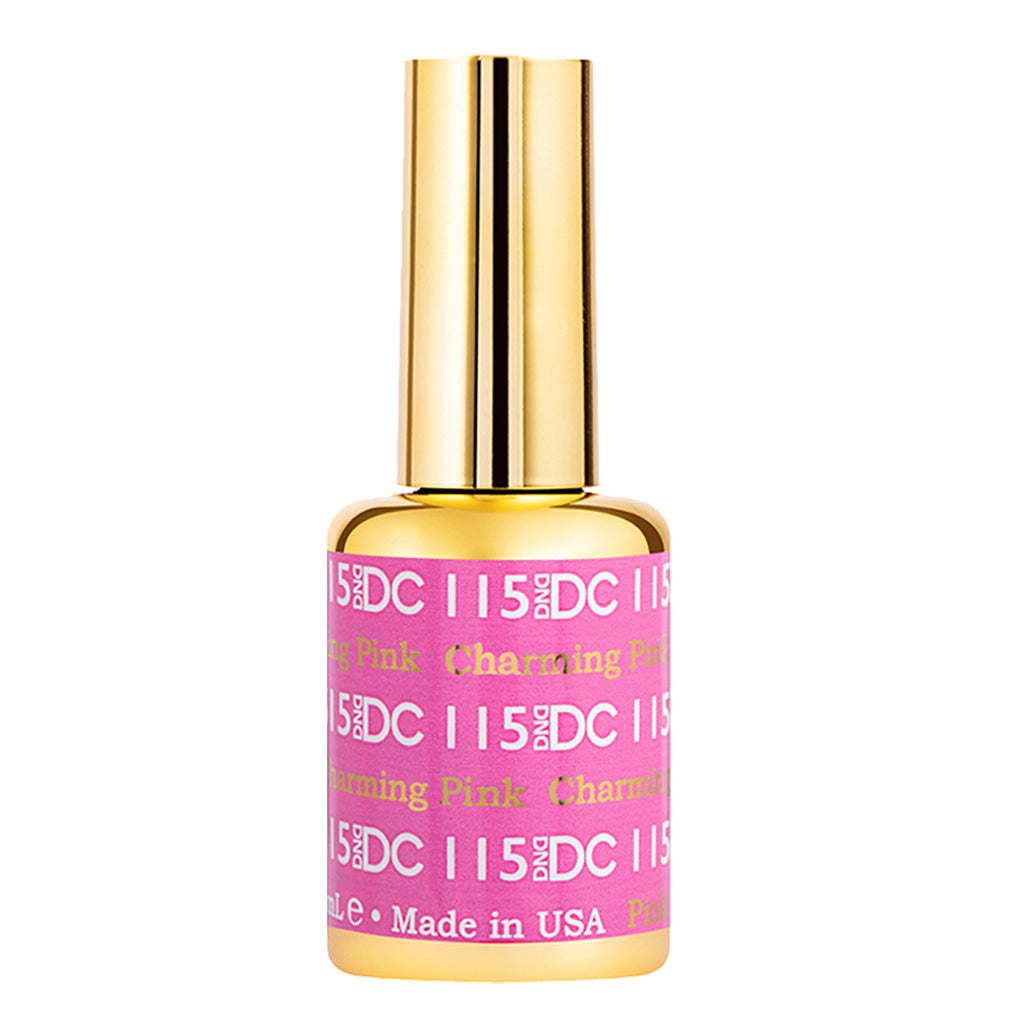 DND DC Gel Nail Polish Duo - 115 Pink Colors - Charming Pink