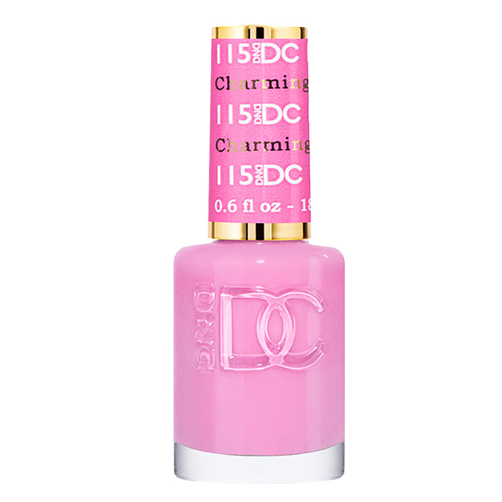DND DC Gel Nail Polish Duo - 115 Pink Colors - Charming Pink