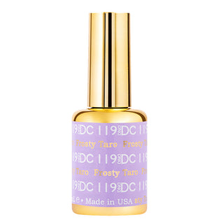 DND DC Gel Nail Polish Duo - 119 Purple Colors - Frosty Taro