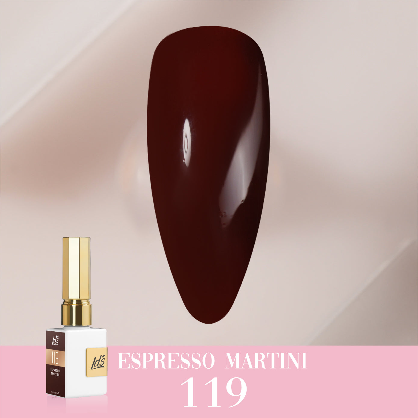 LDS Color Craze Collection - 119 Espresso Martini - Gel Polish 0.5oz