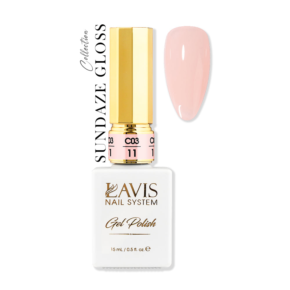 LAVIS C03 - 11 - Gel Polish 0.5 oz - Sundaze Gloss Collection