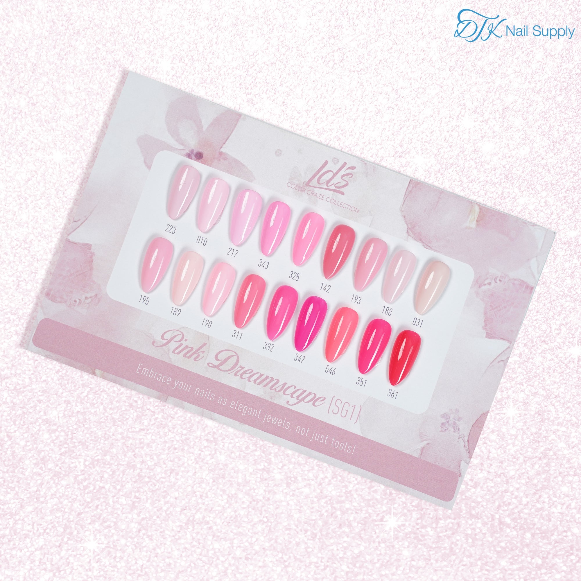 LDS Set 18 Colors - SG1 Pink Dreamscape Collection - 0.5oz