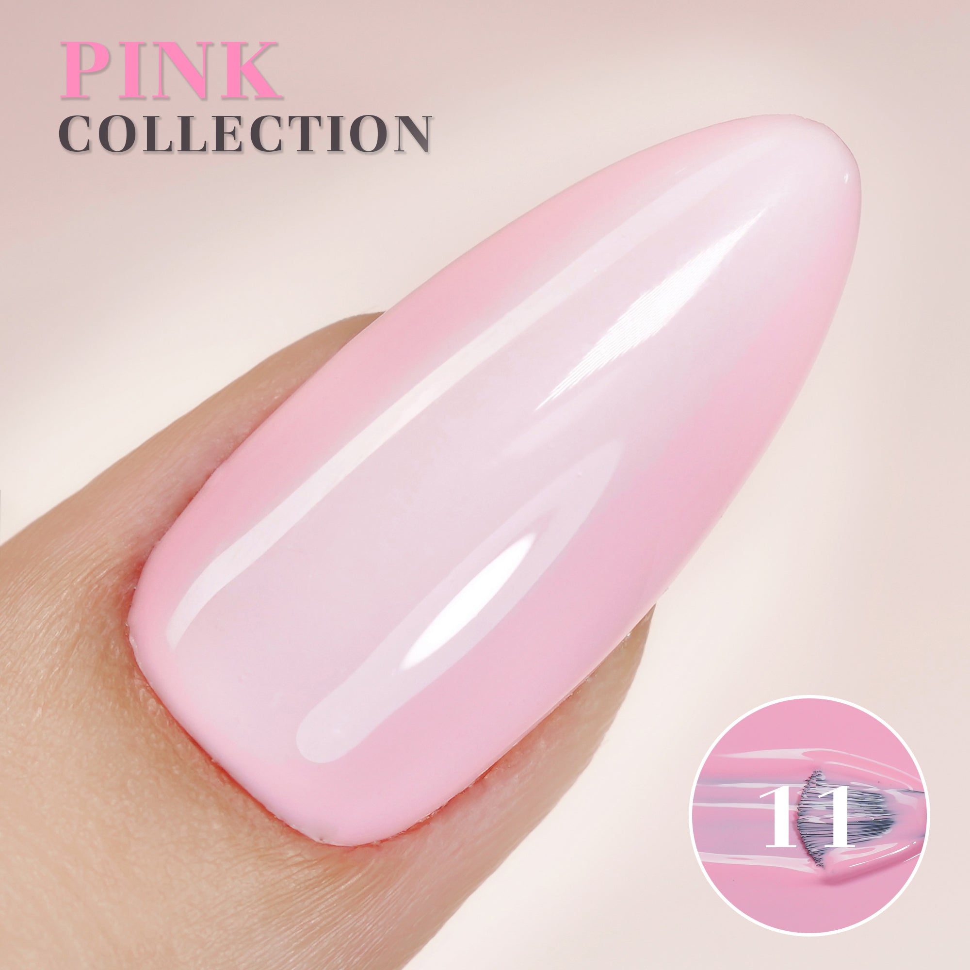 LAVIS P11 - Gel Polish 0.5oz - Pink Collection
