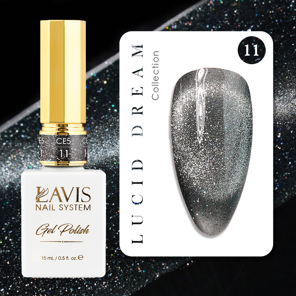 LAVIS Cat Eyes CE5 - 11 - Gel Polish 0.5 oz - Lucid Dream Collection