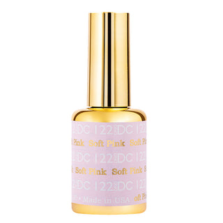 DND DC Gel Nail Polish Duo - 122 Neutral, Pink Colors - Soft Pink