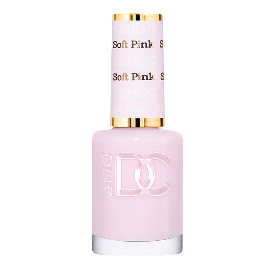 DND DC Gel Nail Polish Duo - 122 Neutral, Pink Colors - Soft Pink