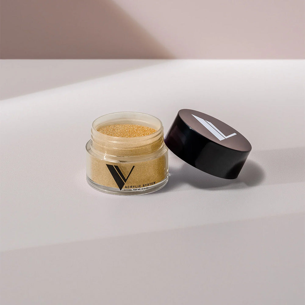  Valentino Acrylic Powder 0.5oz - 124 CLEOPATRA - Gold Colors by Valentino sold by DTK Nail Supply