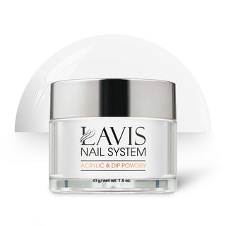 LAVIS 124 White Dove - Acrylic & Dip Powder 1.5oz