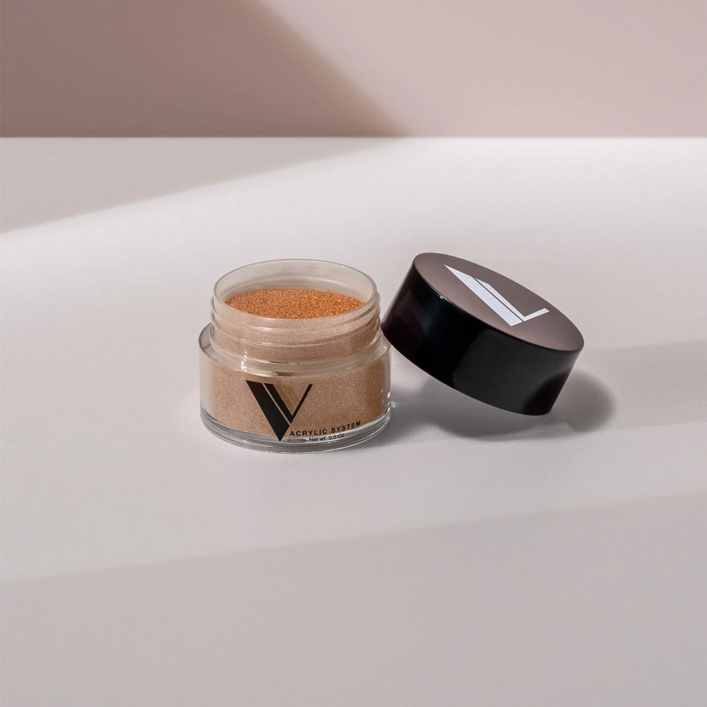 Valentino Acrylic Powder 0.5oz - 125 NEFERTITI - Brown, Gold Colors