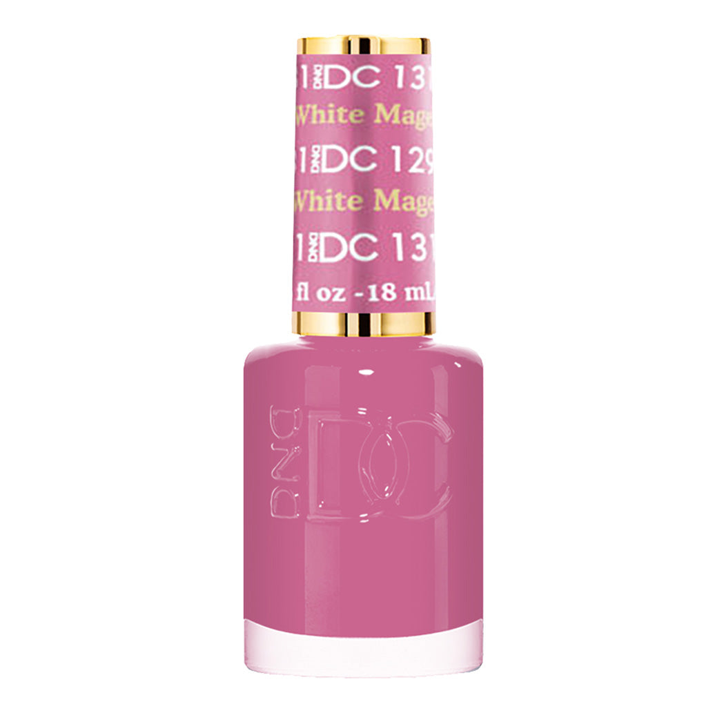 DND DC Gel Nail Polish Duo - 131 Pink Colors - White Magenta