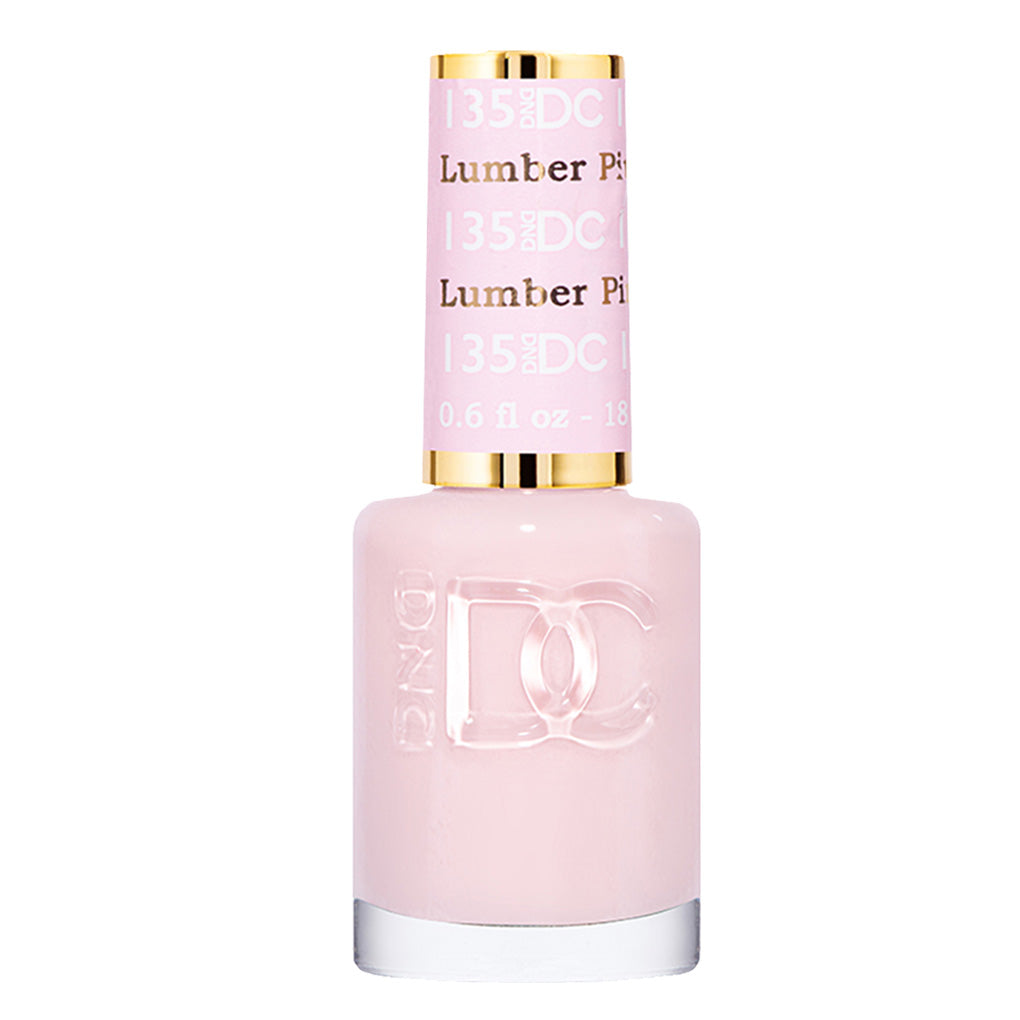 DND DC Gel Nail Polish Duo - 135 Pink, Neutral Colors - Lamber Pink