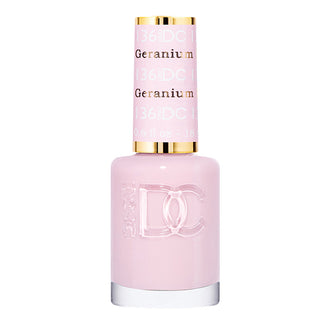 DND DC Gel Nail Polish Duo - 136 Pink, Neutral Colors - Geranium Pink