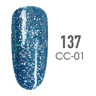 SNS Pro Gel Nail Polish Duo - 137 CC-01- BALTORO GLLACIER