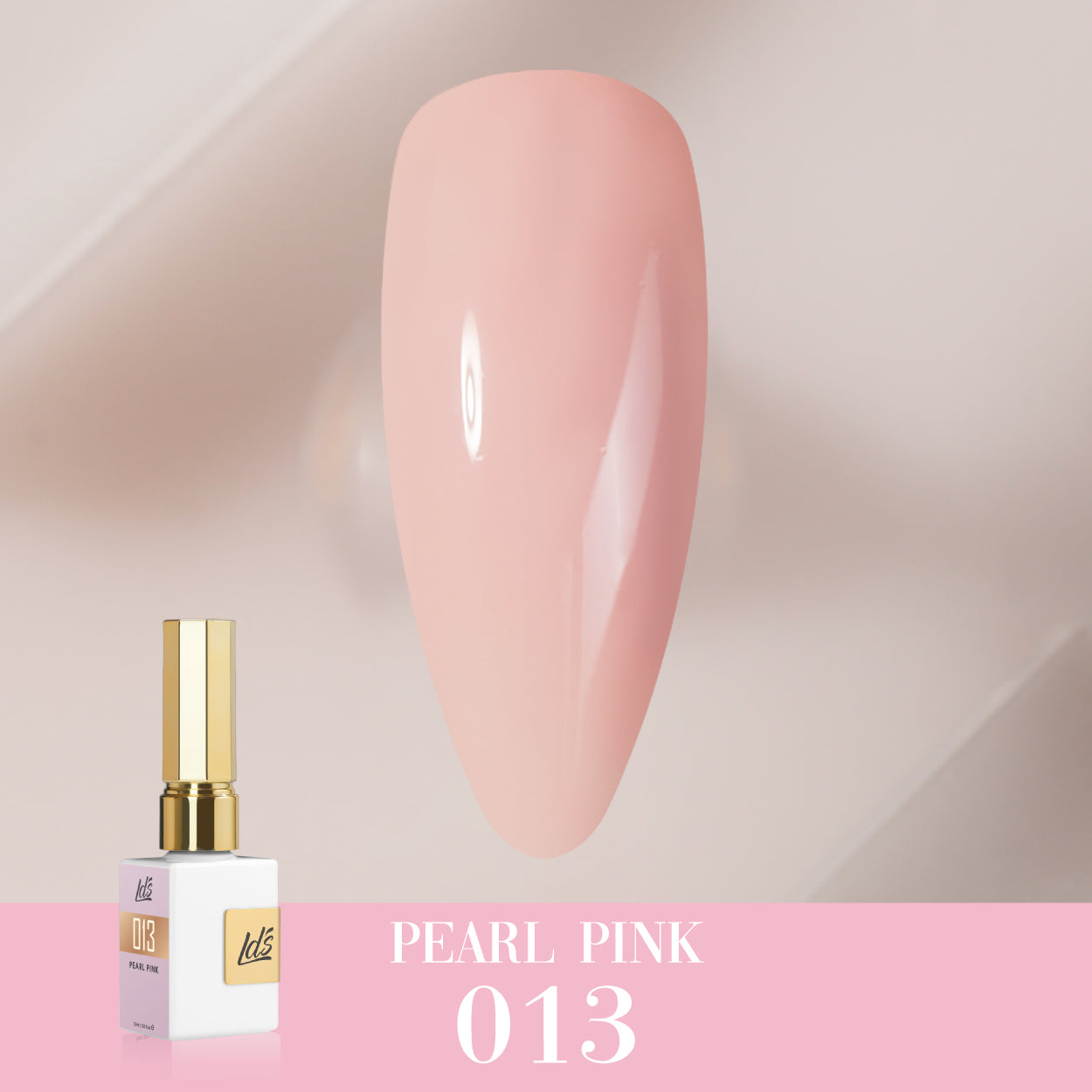 LDS Color Craze Collection - 013 Pearl Pink - Gel Polish 0.5oz